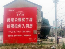  宁强墙体广告在乡镇、农村市场的媒体优势