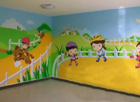  宁强幼儿园墙体彩绘制作流程及注意事项